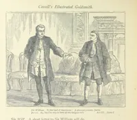 An illustration from The vicar of Wakefield, and other works ... With introduction notes and a life of Oliver Goldsmith, by John Francis Waller (1877)