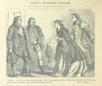 An illustration from The vicar of Wakefield, and other works ... With introduction notes and a life of Oliver Goldsmith, by John Francis Waller (1877)