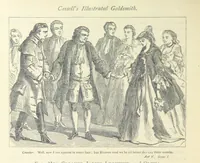 An illustration from The vicar of Wakefield, and other works ... With introduction notes and a life of Oliver Goldsmith, by John Francis Waller (1877)