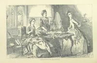 An illustration from The vicar of Wakefield, and other works ... With introduction notes and a life of Oliver Goldsmith, by John Francis Waller (1877)