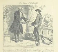 An illustration from The vicar of Wakefield, and other works ... With introduction notes and a life of Oliver Goldsmith, by John Francis Waller (1877)
