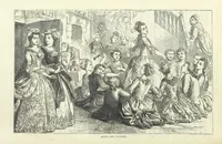 An illustration from The vicar of Wakefield, and other works ... With introduction notes and a life of Oliver Goldsmith, by John Francis Waller (1885)