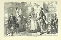 An illustration from The vicar of Wakefield, and other works ... With introduction notes and a life of Oliver Goldsmith, by John Francis Waller (1885)