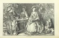 An illustration from The vicar of Wakefield, and other works ... With introduction notes and a life of Oliver Goldsmith, by John Francis Waller (1885)