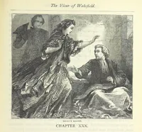 An illustration from The vicar of Wakefield, and other works ... With introduction notes and a life of Oliver Goldsmith, by John Francis Waller (1885)
