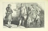 An illustration from The vicar of Wakefield, and other works ... With introduction notes and a life of Oliver Goldsmith, by John Francis Waller (1885)