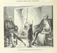 An illustration from The vicar of Wakefield, and other works ... With introduction notes and a life of Oliver Goldsmith, by John Francis Waller (1885)