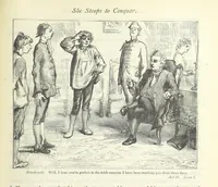 An illustration from The vicar of Wakefield, and other works ... With introduction notes and a life of Oliver Goldsmith, by John Francis Waller (1885)