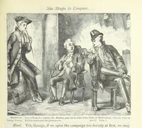 An illustration from The vicar of Wakefield, and other works ... With introduction notes and a life of Oliver Goldsmith, by John Francis Waller (1885)