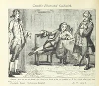 An illustration from The vicar of Wakefield, and other works ... With introduction notes and a life of Oliver Goldsmith, by John Francis Waller (1885)