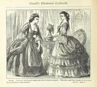 An illustration from The vicar of Wakefield, and other works ... With introduction notes and a life of Oliver Goldsmith, by John Francis Waller (1885)