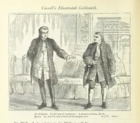 An illustration from The vicar of Wakefield, and other works ... With introduction notes and a life of Oliver Goldsmith, by John Francis Waller (1885)
