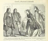 An illustration from The vicar of Wakefield, and other works ... With introduction notes and a life of Oliver Goldsmith, by John Francis Waller (1885)
