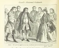 An illustration from The vicar of Wakefield, and other works ... With introduction notes and a life of Oliver Goldsmith, by John Francis Waller (1885)