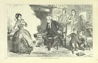 An illustration from The vicar of Wakefield, and other works ... With introduction notes and a life of Oliver Goldsmith, by John Francis Waller (1885)