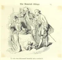 Picture 25 of 43 from The poetical works of Oliver Goldsmith. Illustrated by wood engravings from the designs of Cope, Creswick, Horsley, Redgrave, and Frederick Tayler (1888), leaf 101