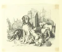 Picture 37 of 43 from The poetical works of Oliver Goldsmith. Illustrated by wood engravings from the designs of Cope, Creswick, Horsley, Redgrave, and Frederick Tayler (1888), leaf 184