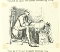 Picture 5 of 43 from The poetical works of Oliver Goldsmith. Illustrated by wood engravings from the designs of Cope, Creswick, Horsley, Redgrave, and Frederick Tayler (1888), leaf 50
