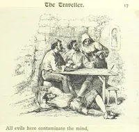 Picture 7 of 43 from The poetical works of Oliver Goldsmith. Illustrated by wood engravings from the designs of Cope, Creswick, Horsley, Redgrave, and Frederick Tayler (1888), leaf 55