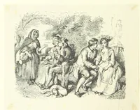 Picture 17 of 43 from The poetical works of Oliver Goldsmith. Illustrated by wood engravings from the designs of Cope, Creswick, Horsley, Redgrave, and Frederick Tayler (1888), leaf 82