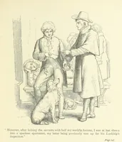 An illustration from The vicar of Wakefield ... With a memoir of Goldsmith, by Professor Masson (1888)