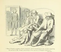 An illustration from The vicar of Wakefield ... With a memoir of Goldsmith, by Professor Masson (1888)