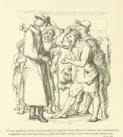 An illustration from The vicar of Wakefield ... With a memoir of Goldsmith, by Professor Masson (1888)