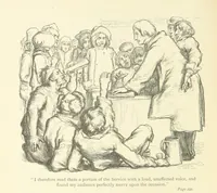 An illustration from The vicar of Wakefield ... With a memoir of Goldsmith, by Professor Masson (1888)