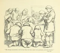 An illustration from The vicar of Wakefield ... With a memoir of Goldsmith, by Professor Masson (1888)