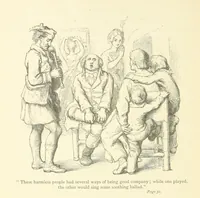 An illustration from The vicar of Wakefield ... With a memoir of Goldsmith, by Professor Masson (1888)