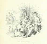 An illustration from The vicar of Wakefield ... With a memoir of Goldsmith, by Professor Masson (1888)