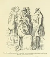 An illustration from The vicar of Wakefield ... With a memoir of Goldsmith, by Professor Masson (1888)