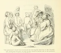 An illustration from The vicar of Wakefield ... With a memoir of Goldsmith, by Professor Masson (1888)