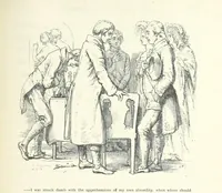 An illustration from The vicar of Wakefield. Nouvelle édition, avec une notice, un argument analytique et des notes par M. l'Abbé B. Colpin (1896)