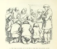 An illustration from The vicar of Wakefield. Nouvelle édition, avec une notice, un argument analytique et des notes par M. l'Abbé B. Colpin (1896)