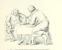 An illustration from The vicar of Wakefield. Nouvelle édition, avec une notice, un argument analytique et des notes par M. l'Abbé B. Colpin (1896)