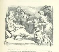 An illustration from The vicar of Wakefield. Nouvelle édition, avec une notice, un argument analytique et des notes par M. l'Abbé B. Colpin (1896)