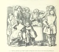 An illustration from The vicar of Wakefield. Nouvelle édition, avec une notice, un argument analytique et des notes par M. l'Abbé B. Colpin (1896)