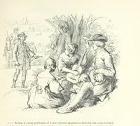 An illustration from The vicar of Wakefield. Nouvelle édition, avec une notice, un argument analytique et des notes par M. l'Abbé B. Colpin (1896)