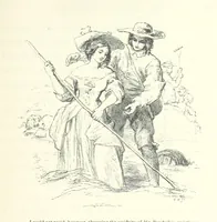 An illustration from The vicar of Wakefield. Nouvelle édition, avec une notice, un argument analytique et des notes par M. l'Abbé B. Colpin (1896)