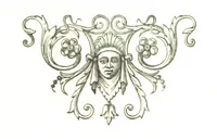 An illustration from Découverte de l'Amérique par les Normands au Xe Siècle, etc. L.P (1874)