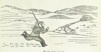 Picture 19 of 42 from Kaladlit Assilialiait; or, Woodcuts drawn and engraved by Greenlanders. [With coloured duplicates of Nos. 1 and 2 (1860), leaf 39