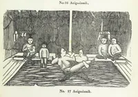 Picture 20 of 42 from Kaladlit Assilialiait; or, Woodcuts drawn and engraved by Greenlanders. [With coloured duplicates of Nos. 1 and 2 (1860), leaf 39