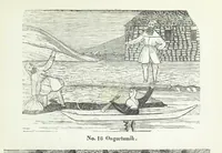 Picture 22 of 42 from Kaladlit Assilialiait; or, Woodcuts drawn and engraved by Greenlanders. [With coloured duplicates of Nos. 1 and 2 (1860), leaf 41