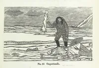 Picture 24 of 42 from Kaladlit Assilialiait; or, Woodcuts drawn and engraved by Greenlanders. [With coloured duplicates of Nos. 1 and 2 (1860), leaf 43