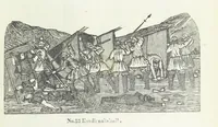 An illustration from Kaladlit Assilialiait; or, Woodcuts drawn and engraved by Greenlanders. [With coloured duplicates of Nos. 1 and 2 (1860)