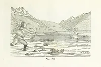 Picture 29 of 42 from Kaladlit Assilialiait; or, Woodcuts drawn and engraved by Greenlanders. [With coloured duplicates of Nos. 1 and 2 (1860), leaf 49