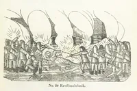 Picture 32 of 42 from Kaladlit Assilialiait; or, Woodcuts drawn and engraved by Greenlanders. [With coloured duplicates of Nos. 1 and 2 (1860), leaf 51