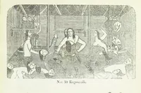 Picture 34 of 42 from Kaladlit Assilialiait; or, Woodcuts drawn and engraved by Greenlanders. [With coloured duplicates of Nos. 1 and 2 (1860), leaf 53