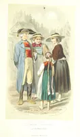 An illustration from A Summer at Baden-Baden ... illustrated by T. Johannot, E. Lamy, etc (1853)